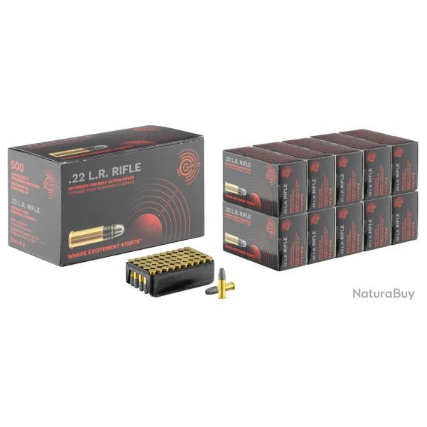 Cartouches 22lr Geco Rifle bte de 500
