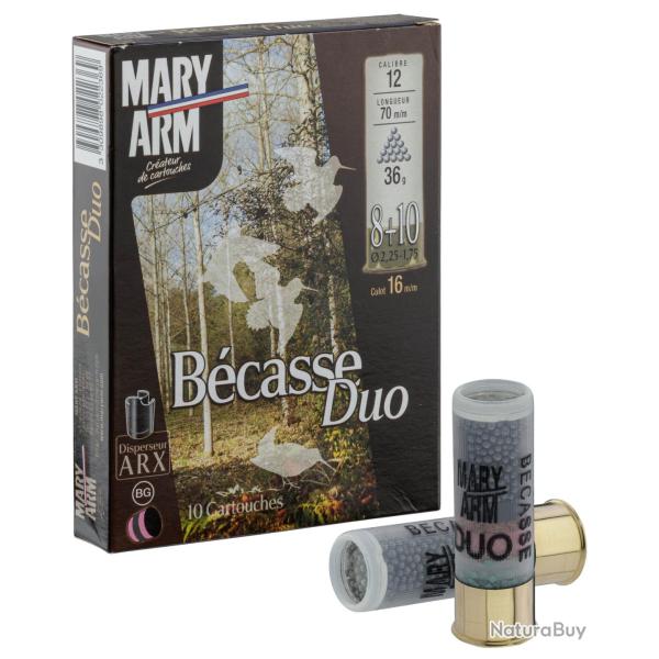 Cartouches Mary Arm B�casse DUO 36g- Cal. 12/70 N�8 & 10 bte de 10