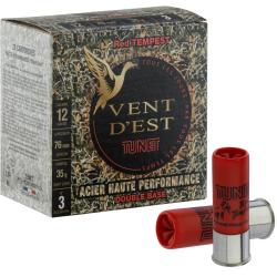 Cartouches TUNET HP Red Tempest 35g acier 12/76 N&deg;3 bte de 25