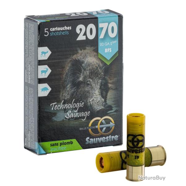 Sauvestre � balle grand gibier BFS sans plomb - Cal. 20/70 bte de 5