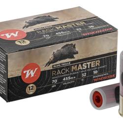 WINCHESTER - Bo&icirc;te de 10 cartouches calibre 12/70 32g Rackmaster bte de 10