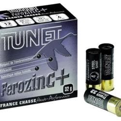 Cartouches TUNET Acier calibre 12/70 32 HP N&deg;7 bte de 25