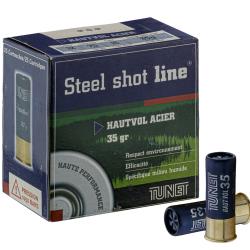 Cartouches Tunet Acier Haut Vol 12/70 HP 35g N&deg;7 bte de 25