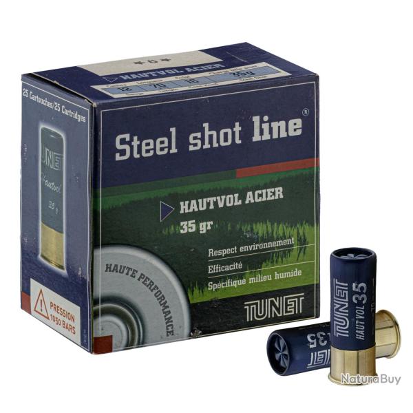 Cartouches Tunet Acier Haut Vol 12/70 HP 35g N�7 bte de 25