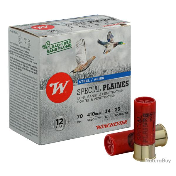Cartouches Winchester 12/70 34g Acier Hautes Performances N�5 bte de 25
