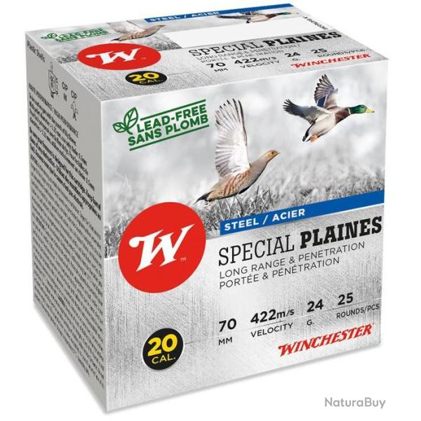 Winchester Steel sp�cial plaines 20 70 24g cal. 20 bte de 25