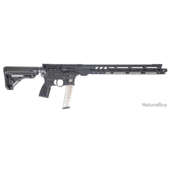 Carabine Lead Star Arms Barrage Skeletonized AR-9 9mm Rifle 16" Barrel 17" Handguard, Black - LSA-28