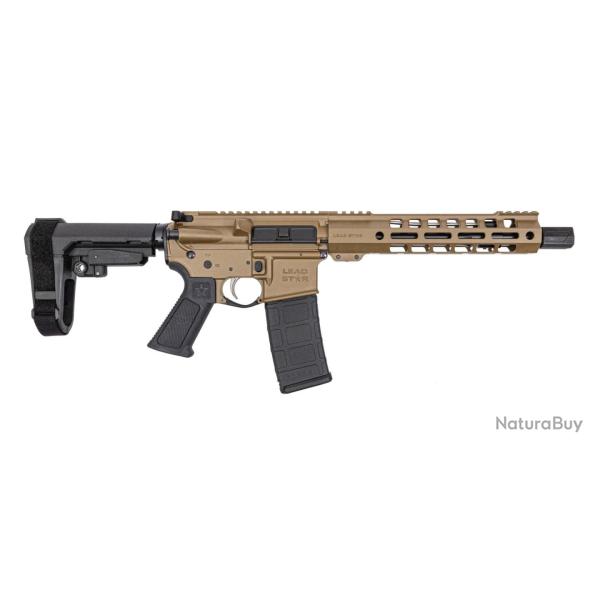Carabine Lead Star Arms Grunt Pistol - 10.5" .223 Wylde w/ 10" Handguard (Coyote)