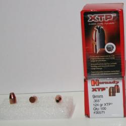OGIVE HORNADY 35571 CAL. 9MM XTP 124GR X100