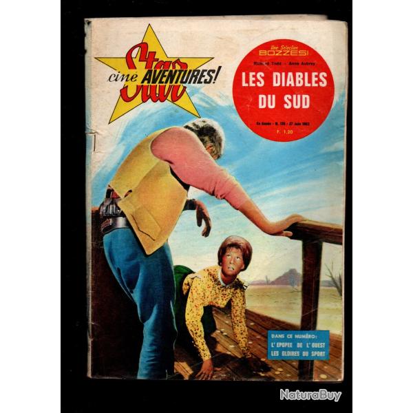 star cin� aventures 120 roman photo western ,  les diables du sud 1963