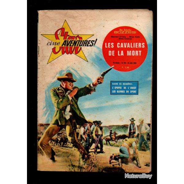 star cin� aventures 119 roman photo western , les cavaliers de la mort 1963 maureen o'hara , brian k