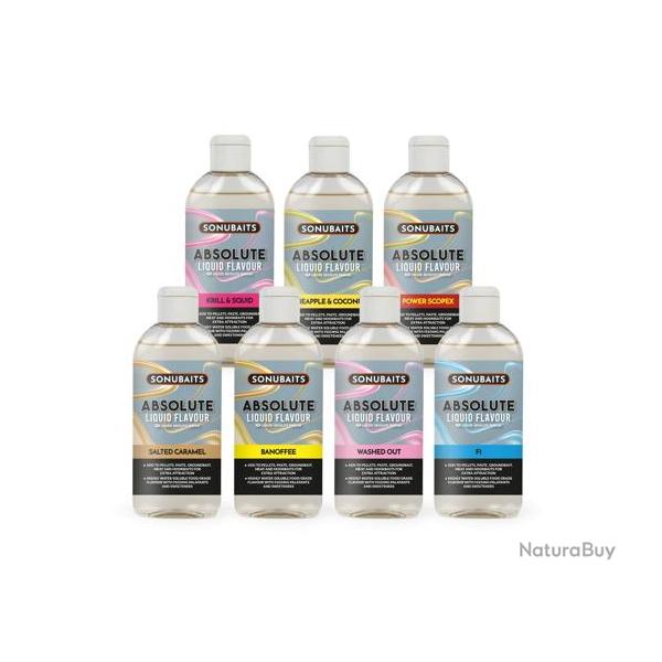 Sonubait Absolute Liquid Flavour - Ar�me concentr� pour pellets, amorces et app�ts, flacons 200�ml W