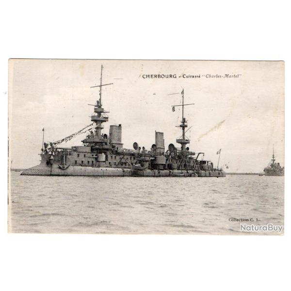 CPA - Marine Militaire- CHERBOURG- Cuirasse " Charles Martel " - N�3326