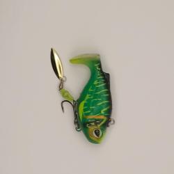 LEURRE SAKURA SWIMBAIT SOUPLE TRIBBBLE 67MM/35.5G EE01