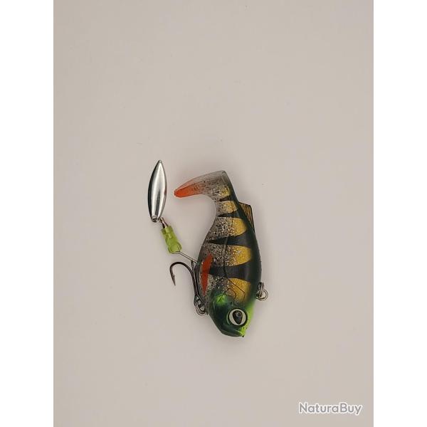 LEURRE SAKURA SWIMBAIT SOUPLE TRIBBBLE 67MM/35.5G EE02