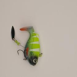 LEURRE SAKURA SWIMBAIT SOUPLE TRIBBBLE 67MM/35.5G EE03