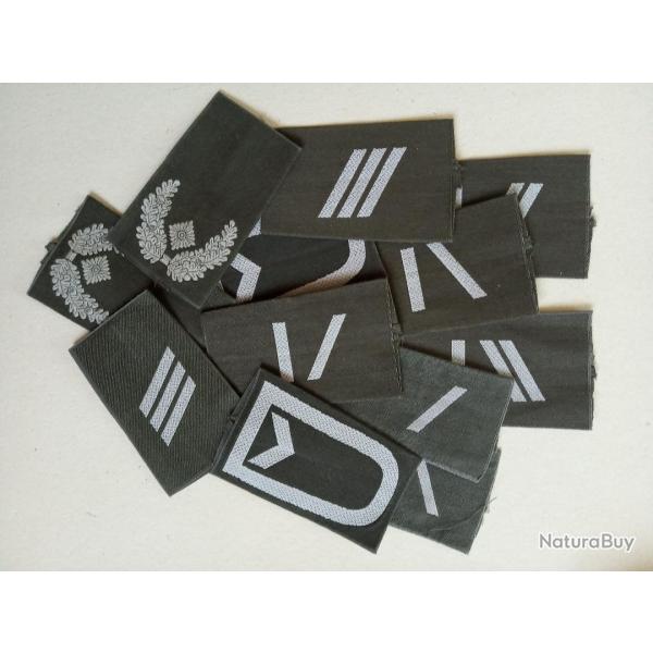 Passants d'paulette ancienne arme d'Alemagne de l'Est