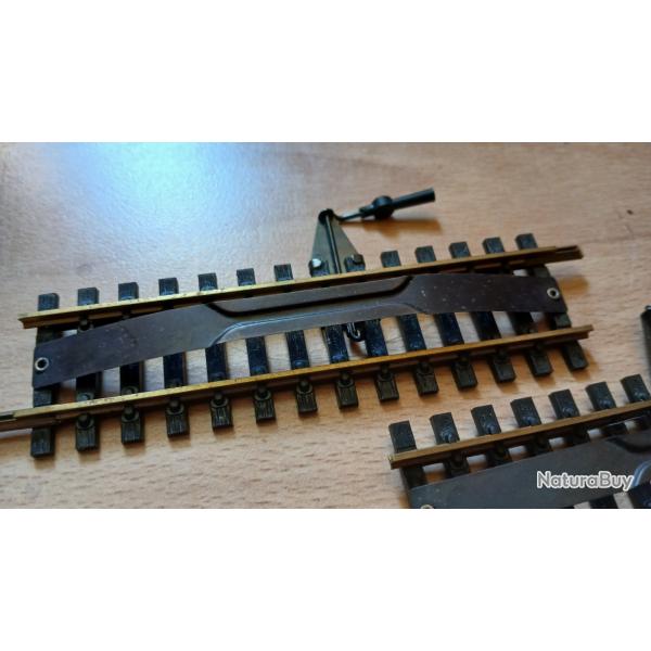 Lot rail de d�croche HO Fleischmann manuel