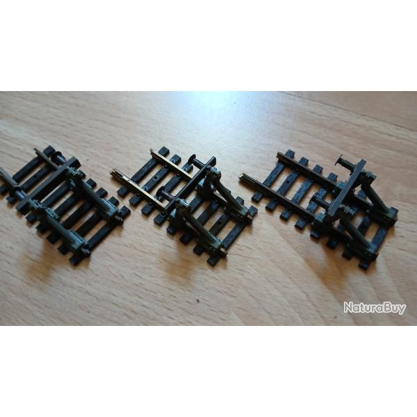 Lot rail heurtoir HO Fleischmann
