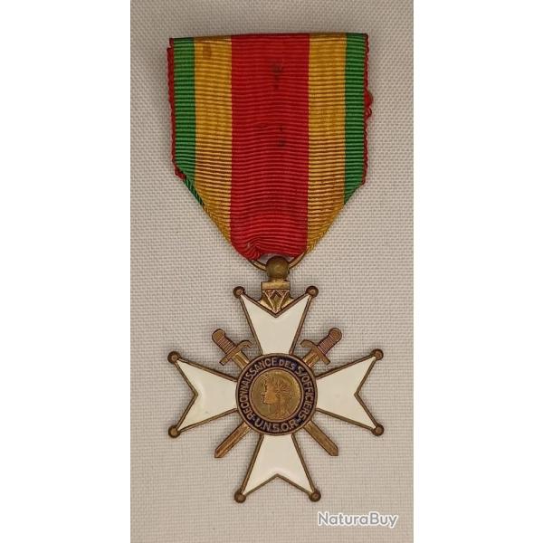 M�daille de reconnaissance des Sous Officiers Arm�e Fran�aise