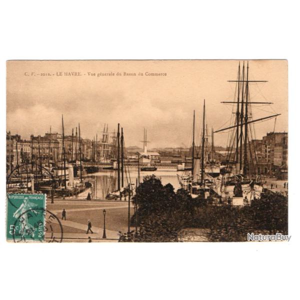 CPA - LE HAVRE - Vue gnrale du Bassin du Commerce N3180