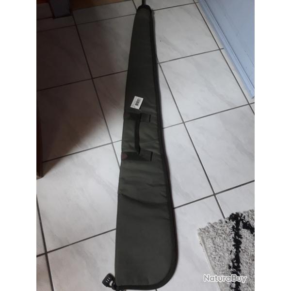 Fourreau fusil toile verte 120 x 22 cm