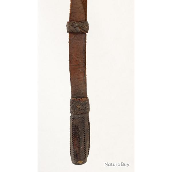 DRAGONNE EN CUIR DE SABRE DE CAVALERIE TROUPE MODELE 1822 - FRANCE XIX� France Tr�s bon XIX eme Mili