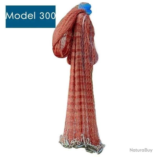 epervier de p�che monofilament filet moul� r�seau de capture de poisson avec plomb en acier filet de