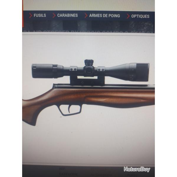 Carabine stoeger rx 40 bois combo calibre 4.5 19.9 joules