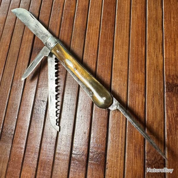 COUTEAU MULTILAMES BARGE 11 FRANCE THIERS 1867