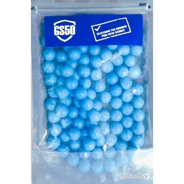 GS50 X 100 Balles caoutchouc CAL .50 Sachet de 100 Billes conues spcialement pour le GS50