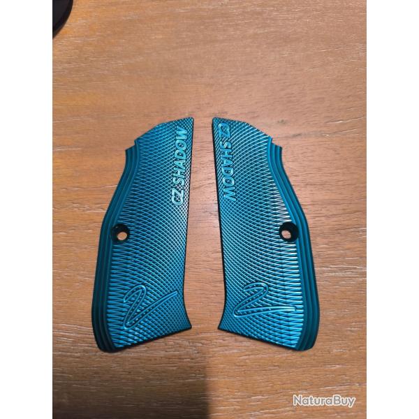 Plaquette CZ shadow 2 bleu