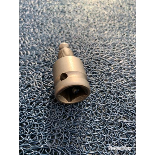 Adaptateur femelle carr� perceuse mandrin pour  clefs � cliquet ou choc piece neuve