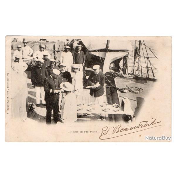 CPA - Marine Militaire - Inspection des plats   - N�3447