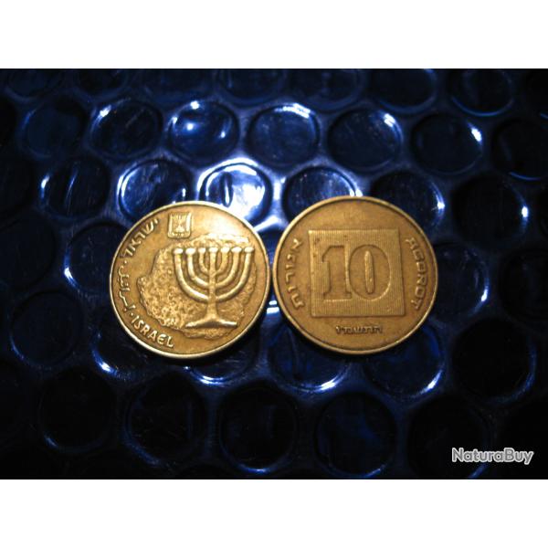 Israel piece de 10 agorots  ttb