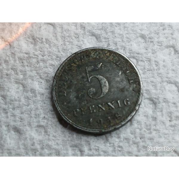 5 pfennig 1918
