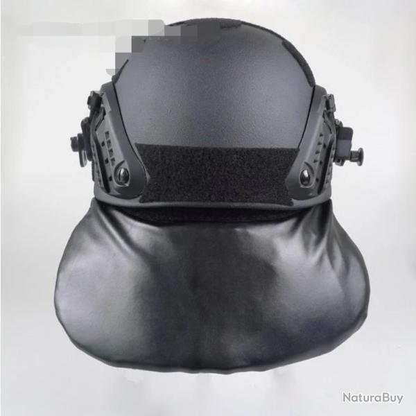 Casque mich2000 pare balle / balistique NIJ3A protge nuque NIJ3A anti glock 9mm 45acp 357 magnum.