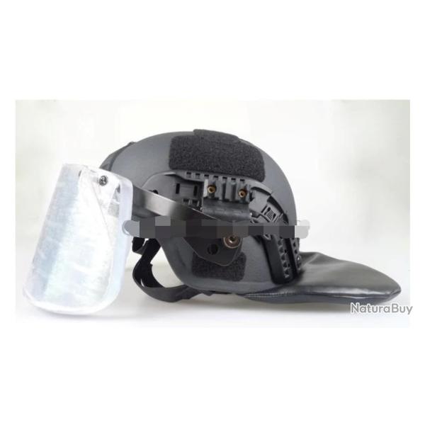 Casque mich2000 pare balle / balistique NIJ3A protge nuque NIJ3A visire balistique NIJ3A