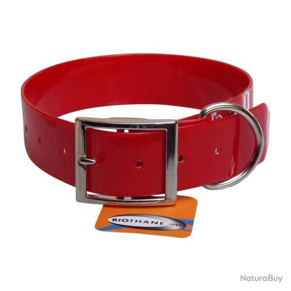COLLIER avec gravure HUNT US 38 - jokidog 60 cm rouge
