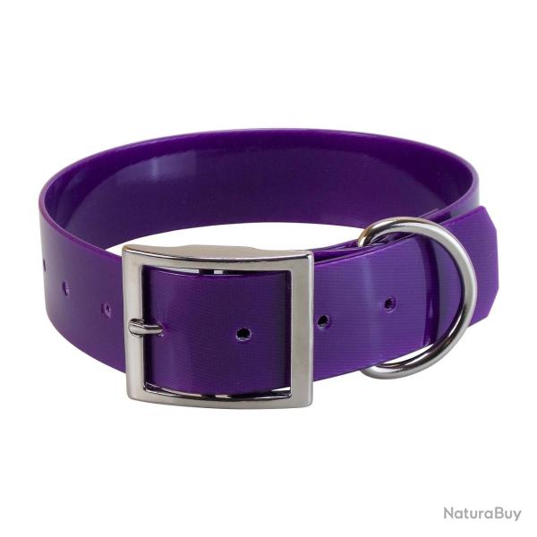 COLLIER avec gravure HUNT US 38 - jokidog Violet 60 cm