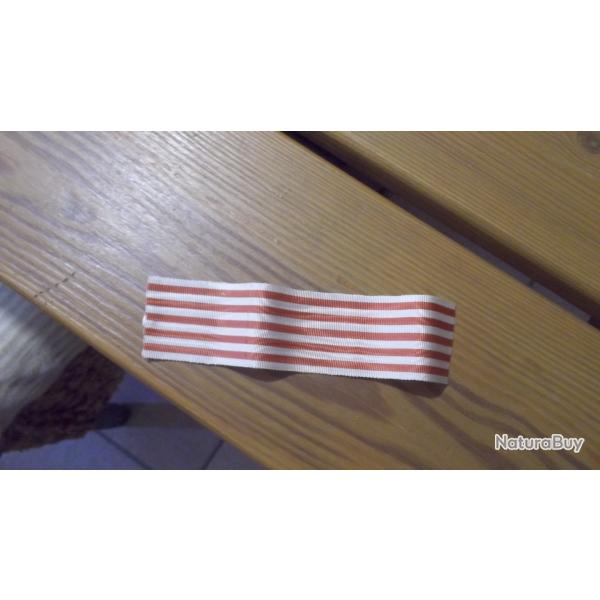 coupe de 15cm d'ancien ruban d'�poque medaille commemorative 14/18