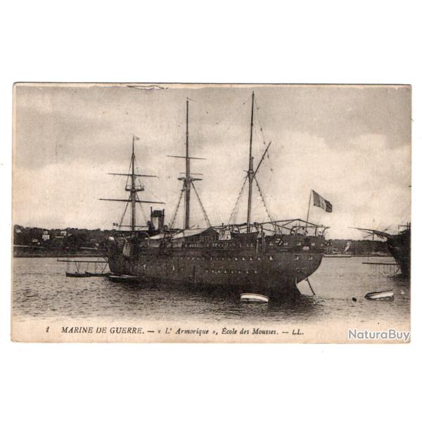 CPA - Marine Militaire - " MARINE DE GUERRE  " - L'Armorique �cole des Mousses  N�3451