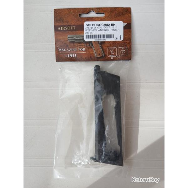 Chargeur CO2 COLT 1911 LEGENDS ANTIQUE FINISH 20BBs UMAREX