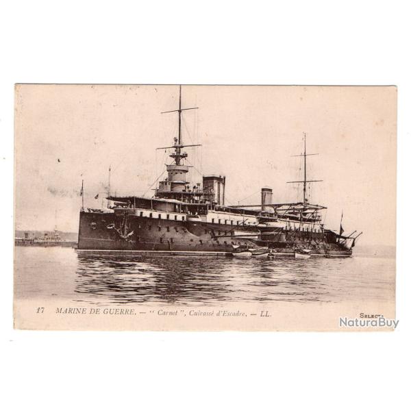 CPA - Marine DE GUERRE -" Carnot " Cuirasse d'Escadre N�3460