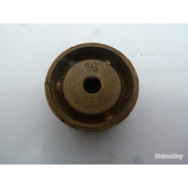 lissoir en laiton cal 16