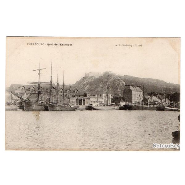 CPA -" CHERBOURG "Quai de l'Entrep�t  N�3460