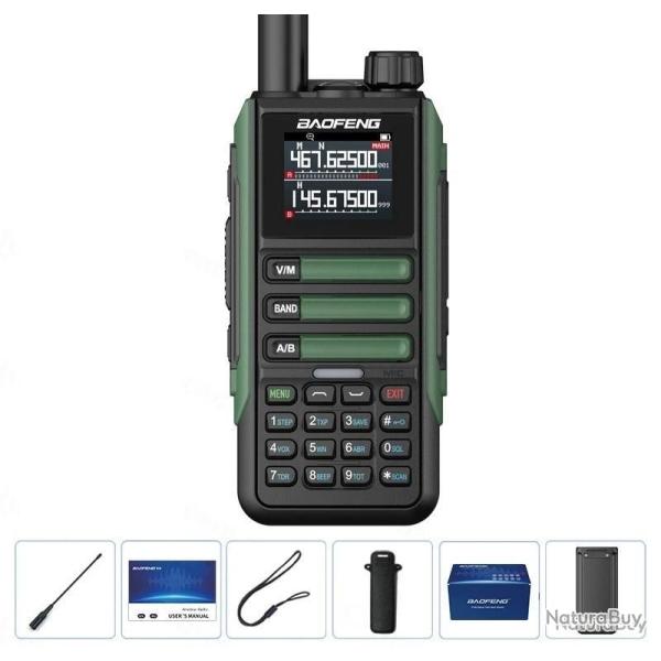 NOUVEAU MOD�LE !! RADIO BAOFENG UV-16 MAX PRO V2 15W - VERT - LIVRAISON GRATUITE