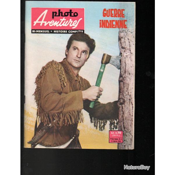 photo aventures 2 , roman photo western , guerre indienne 1963 , bi-mensuel