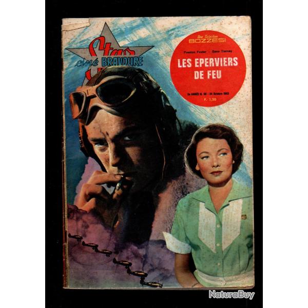 star cin� bravoure 68 roman photo guerre aviation  les �perviers de feu 1963