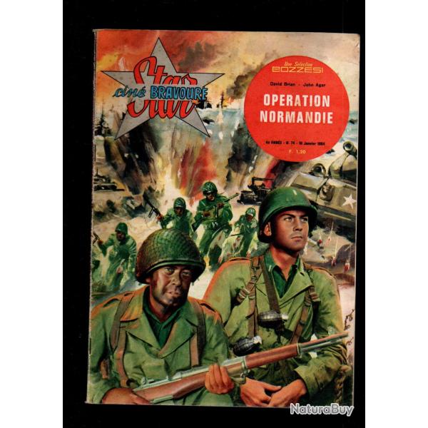star cin� bravoure 74 roman photo op�ration normandie 1964